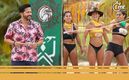 Eli jalando una cuerda durante Survivor México (X@mexico_survivor)