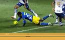 Javairo Dilrosun, en el gol de América (Captura)