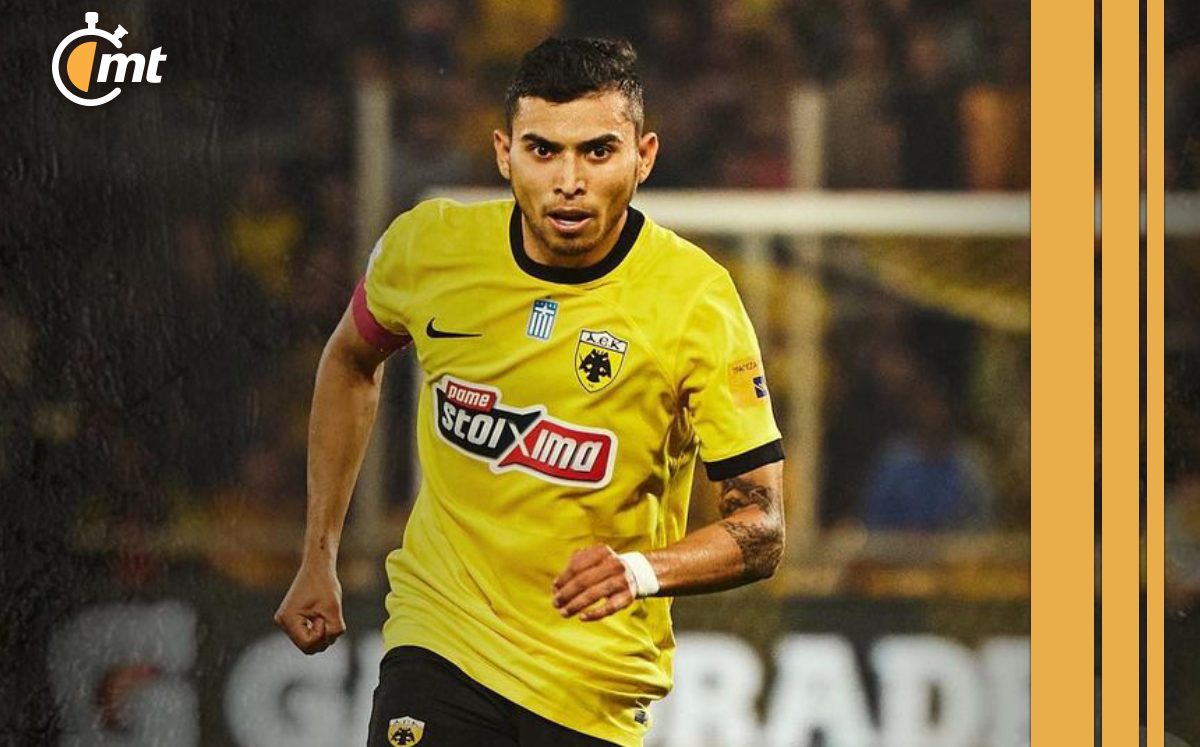 Orbelín Pineda se luce con GOLAZO en juego del AEK ante PAOK VIDEO