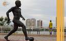 Estatua de Dani Alves en Juazeiro (EFE)