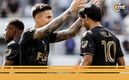Brian Rodríguez y Carlos Vela (TWITTER @LAFC)