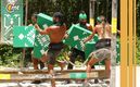 Halcones compitiendo por una recompensa (X@mexico_survivor)