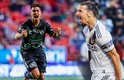 Álvarez coincidió con Zlatan en el Galaxy. (Especial)