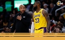 Darvin Ham y LeBron James (Reuters)