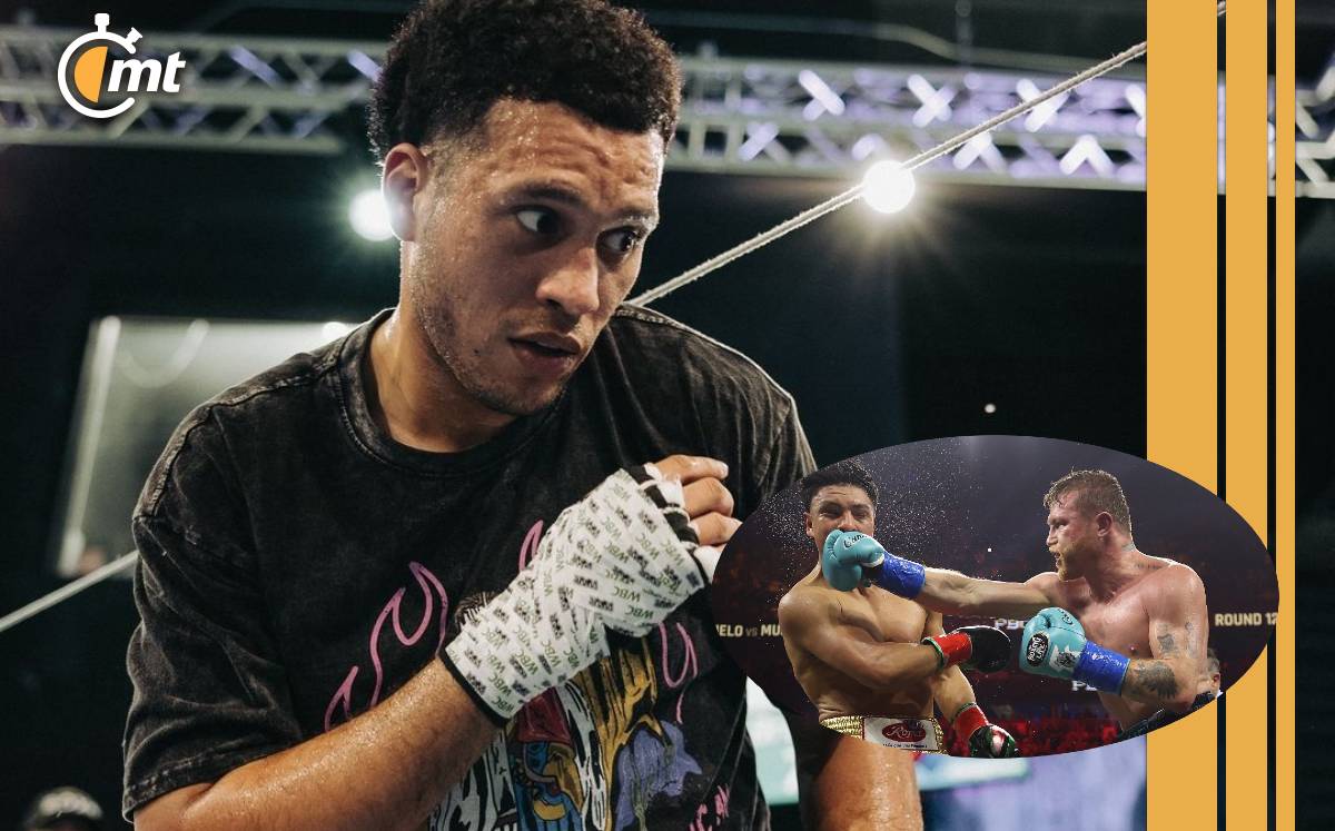 Benavidez estuvo en la T-Mobile Arena durante la pelea (Instagram/AFP).