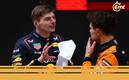 Lando Norris y Max Verstappen, tras una carrera (Reuters)