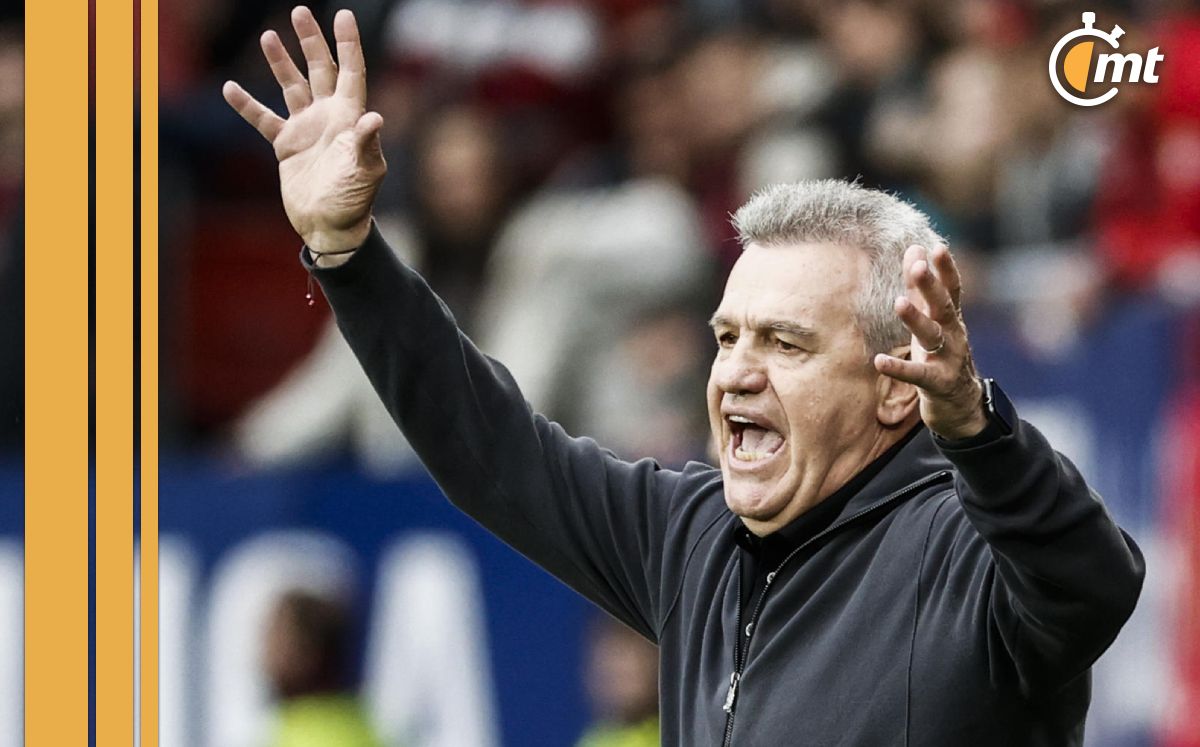 Javier Aguirre reclama ante Osasuna (EFE)