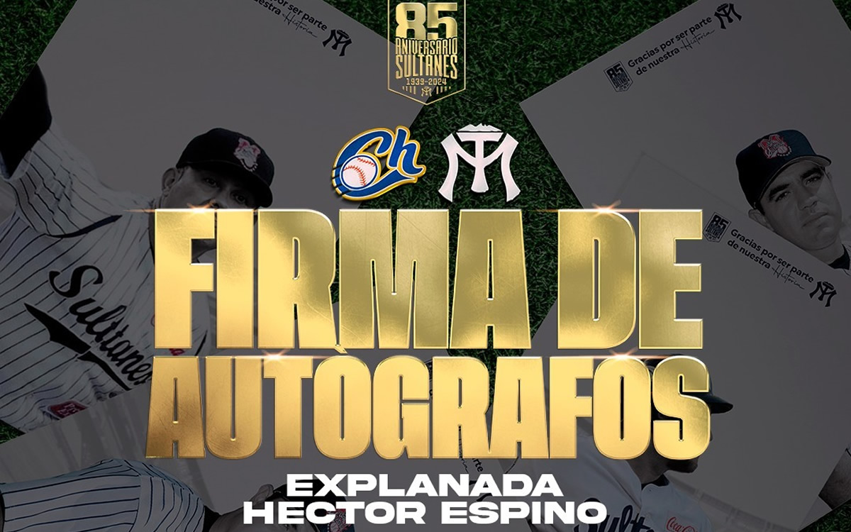 85 Aniversario: Sultanes tendrá firma de autógrafos el fin de semana