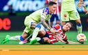 González golpeó el tobillo de Rodríguez. (Foto: Mexsport)