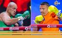 Fury vs Usyk (AFP).