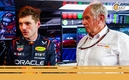 Max Verstappen y Helmut Marko (AFP)