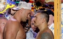 Tyson Fury y Oleksandr Usyk (Reuters)