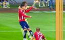 Lichnovsky y Orozco en la jugada del gol (Captura)