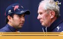 Helmut Marko y Checo Pérez (TWITTER @elreyguiri)