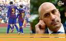 Messi, Piqué y Luis Rubiales están inmersos en una nueva polémica (Foto: Imago7 | Reuters)
