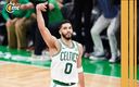 Jayson Tatum durante el partido contra Pacers. (Reuters)