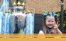 Manchester City sorprende a niña en silla de ruedas (Especial).