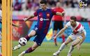 Lewandowski, en un juego del Barcelona (EFE)