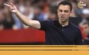 Xavi, durante el Sevilla vs. Barcelona (EFE)