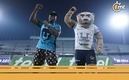 Najee Harris con Goyo en el Estadio Olímpico Universitario (X: @PumasMXFemenil)