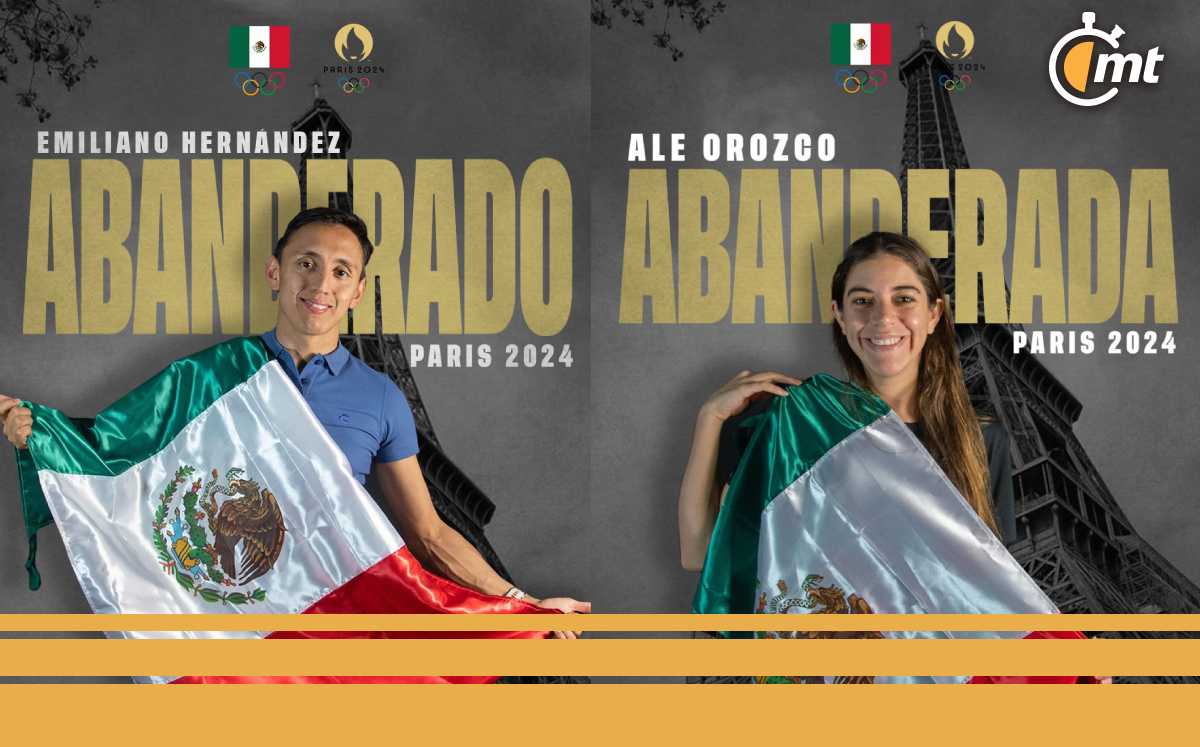 Alejandra Orozco y Emiliano Hernández serán abanderados para México