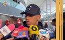 Johan Rojas en el aeropuerto de Monterrey (Jessika Méndez)