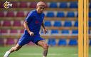 Julián Araujo en un entrenamiento con el Barcelona. (@julian__araujo)