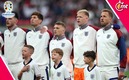 Declan Rice, John Stones, Kieran Trippier, Aaron Ramsdale y Harry Kane previo a la Euro 2024 (Reuters)