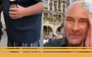 Incómodo momento en el que un reportero le levanta la falda a un aficionado escoces (Foto: Especial)