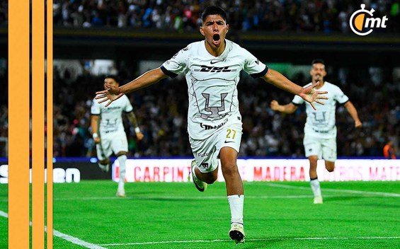 Piero Quispe se estrenó como goleador de Pumas (Mexsport)