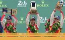 Molina, Fuoco y Nielsen pilotaron el Ferrari ganador en Le Mans (AFP)