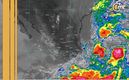 Imagen satelital de tope de nubes en México (Servicio Meteorológico Nacional)