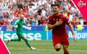 Así celebró Jovic el tanto que significó el 1-1 para el combinado serbio. (Reuters)