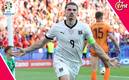 Sabitzer celebra su gol contra Países Bajos (AFP)