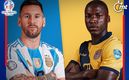 Pronóstico IA del Argentina vs Ecuador (Twitter @CopaAmerica)