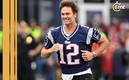 Tom Brady corre en su homenaje con los Patriots (Reuters)