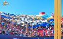 La manta que desplegó la afición de San Luis en el partido ante América (Imago7)