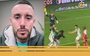 Aficionado intentó golpear a Enner Valencia (Foto: @alanruschel)