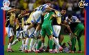 Jugadores de Argentina festejan el título en Miami (Reuters)