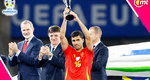 Rodri fue nombrado como mejor jugador de la Euro 2024 (Reuters).