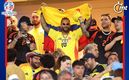Maluma, en la Final de la Copa América (AFP)