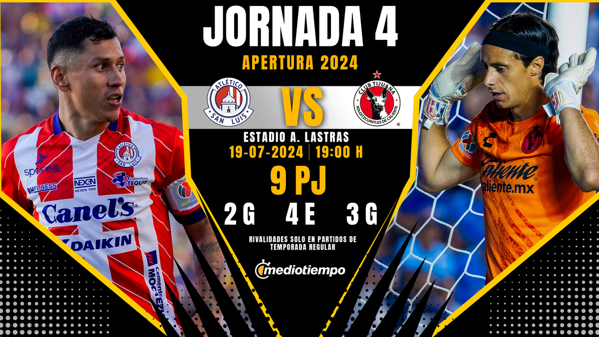 A qué hora y dónde ver San Luis vs. Tijuana por Jornada 4 de Liga MX