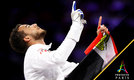 Mohamed El-Sayed celebró al estilo de CR7 (Reuters).