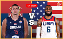 Serbia vs Estados Unidos en Juegos Olímpicos 2024 | Foto: Especial