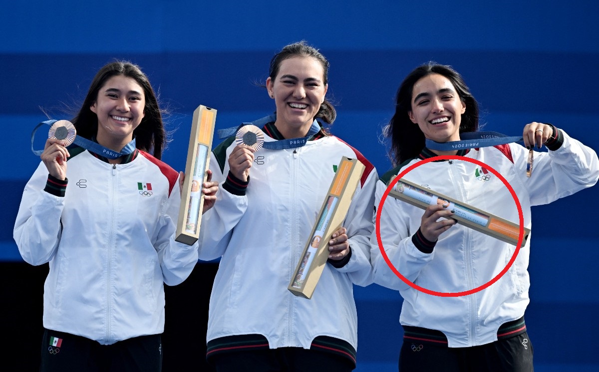 Qué es la caja que le regalan a los medallistas olímpicos (AFP)