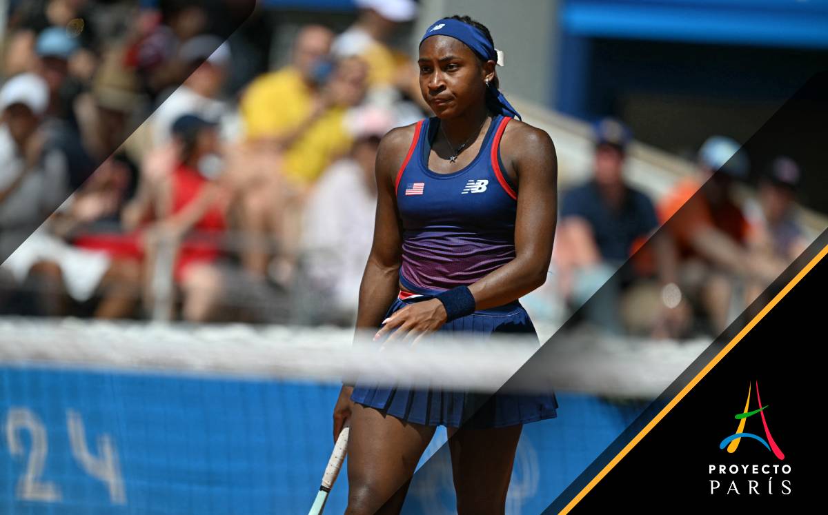 Coco Gauff era de las favoritas para ganar medalla en los Juegos Olímpicos (Foto: AFP)
