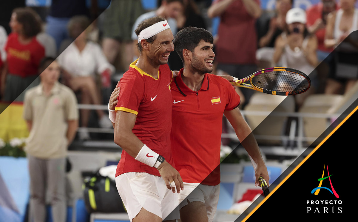 Rafa Nadal y Carlos Alcaraz dicen adiós a París 2024