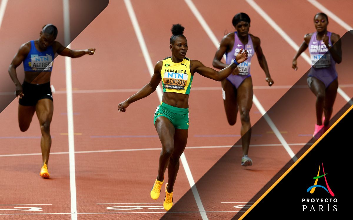Shericka Jackson llegó con problemas físicos a París (Reuters)