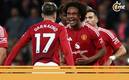 Manchester United rescató la victoria frente al Fulham de Raúl Jiménez (EFE)
