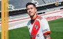 Maxi Meza presume sus nuevos colores (River Plate)